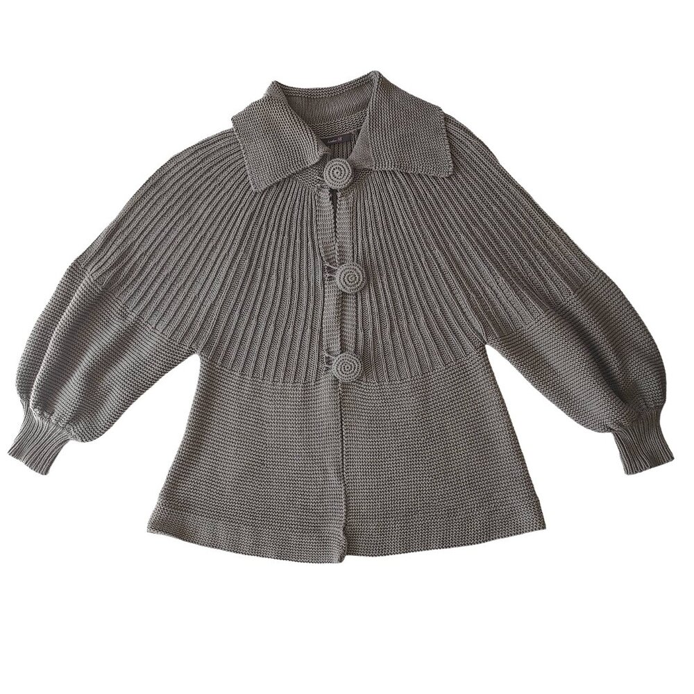 Heather B Knit Cardigan Sweater